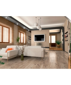 Pavimento laminato rovere beige 12mm ac5 1,387 m² linea mammut